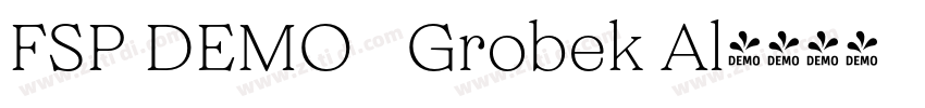 FSP DEMO   Grobek Al字体转换